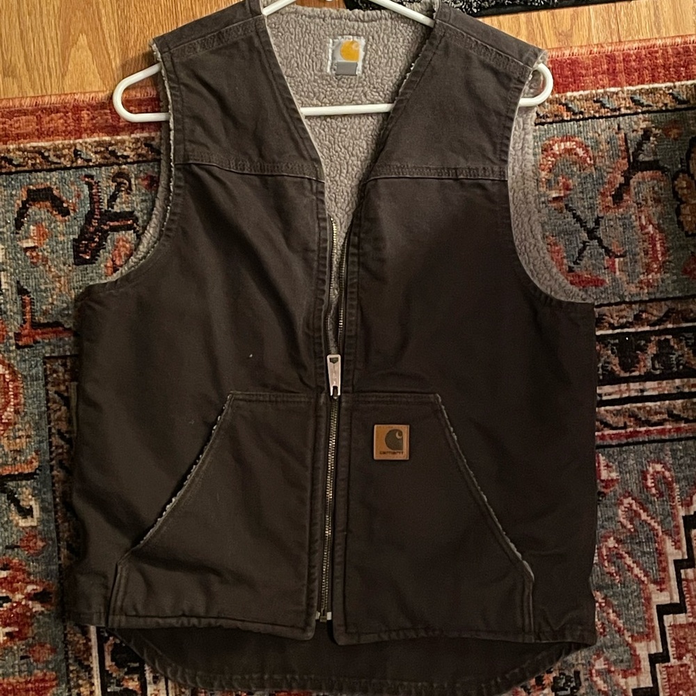 Brown Carhartt vest